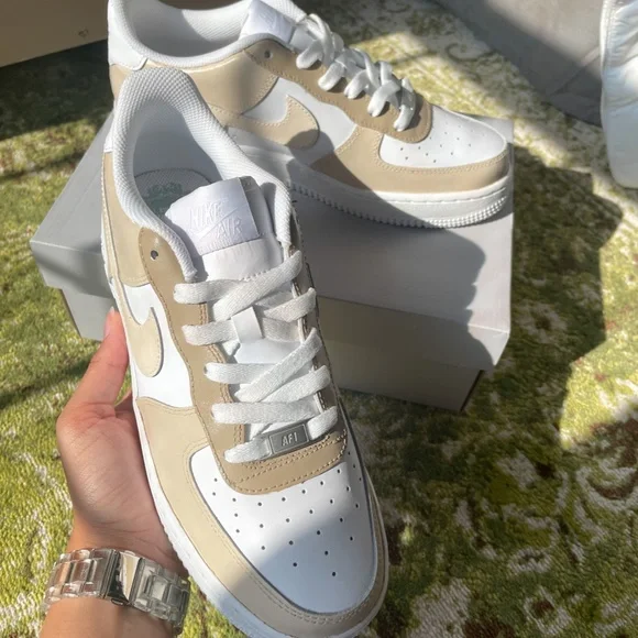 Nike Air Force 1 Neutral Nude Custom - Picture 10 of 10